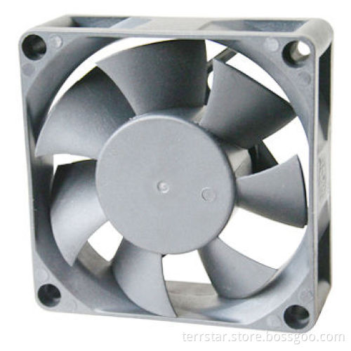 DC Fan with 5, 12 or 24V, Measures 70 x 70 x 25mm, Available in PWM and FG